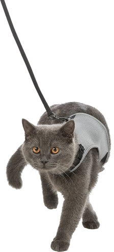 Trixie Kattentuig Soft Met Riem Assorti 24-42 Cmx1,2 Mtr