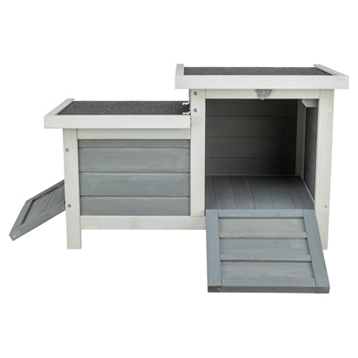 Trixie Knaagdierhuis Met 2 Ingangen Grijs / Wit 70X45X43 Cm