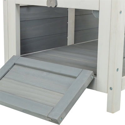 Trixie Knaagdierhuis Met 2 Ingangen Grijs / Wit 70X45X43 Cm