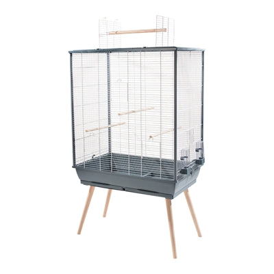 Zolux – Cage pour oiseau – Neo Jili XL Grise – 132x48x81 cm - Caractéristiques