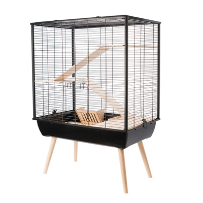 Zolux – Cage pour rongeur – Neo Cosy Large Noir – 78 x 48 x 80 cm - Caractéristiques
