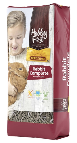 Hobbyfirst Hopefarms –  Alimentation complète sans céréales pour lapin – 10 kg - Caractéristiques