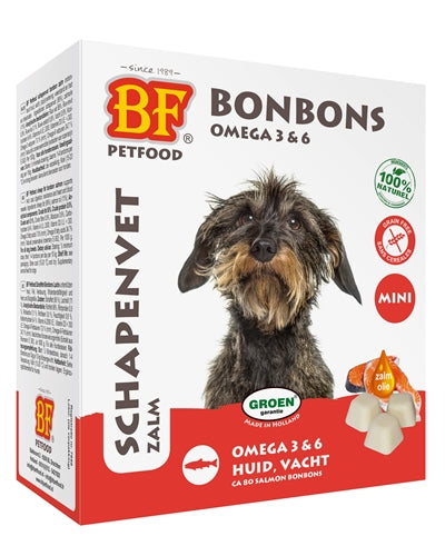 BF Petfood – Friandises pour chien – Mini Bonbons au Saumon – 80 pièces - Caractéristiques