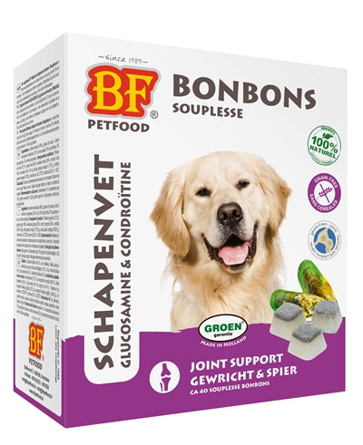 BF Petfood – Friandises pour chien – Maxi Bonbons Souplesse – 40 pièces - Caractéristiques
