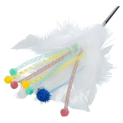 Trixie – Jouet pour chat - Canne à pêche pour chat avec plumes – 41 cm - Caractéristiques