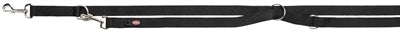 Trixie Hondenriem Premium Verstelbaar Zwart 200X1 Cm