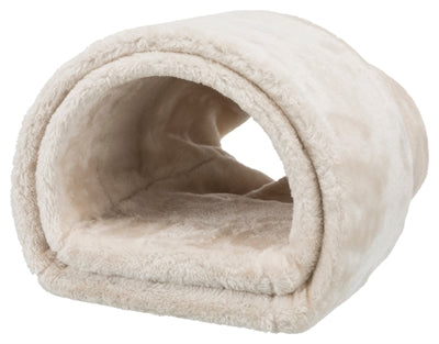 Trixie Speeltunnel Konijn / Cavia Pluche Beige 80X27X21 Cm