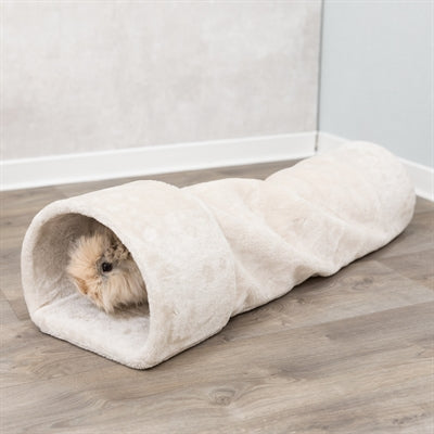 Trixie Speeltunnel Konijn / Cavia Pluche Beige 80X27X21 Cm