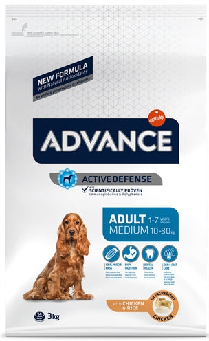 Advance – Croquettes pour chien – Medium Adulte - Active défense - Caractéristiques