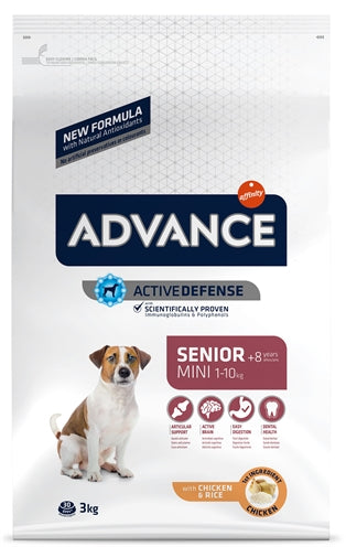 Advance – Croquettes pour chien – Mini Senior – 3 kg - Caractéristiques