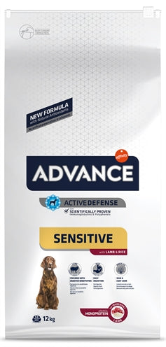 Advance – Croquettes pour chien – Sensitive - Agneau/Riz - Caractéristiques