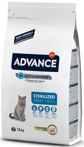 Advance Cat Sterilized Turkey 15 Kg