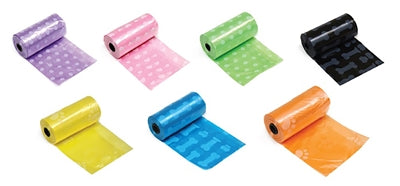 Croci – Sac à déjections pour chien – Sac avec motifs assortis – 280 unités - Caractéristiques