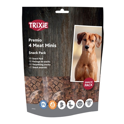 Trixie – Friandises pour chien – Premio Assortiment aux Superaliments (Poulet, Canard, Bœuf, Agneau) – 400 g - Caractéristiques