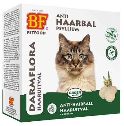 BF Petfood – Complément alimentaire pour chat – Comprimés Anti-boules de poils – 100 pièces - Caractéristiques