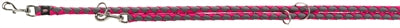 Trixie Hondenriem Cavo Verstelbaar Fuchsia / Grijs 200X1,2 Cm