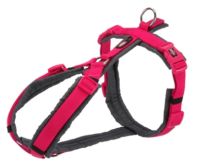 Trixie Hondentuig Premium Trekking Fuchsia / Grijs 36-44X1,5 Cm