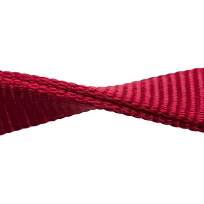 Trixie Hondenriem Premium Dubbelgestikt Verstelbaar Rood 200X1 Cm
