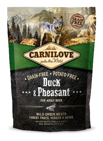 Carnilove – Croquettes pour chien – Canard et Faisan - Caractéristiques