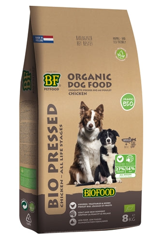 BF Petfood – Croquettes biologiques pour chien – Bio Poulet – 8 kg - Caractéristiques