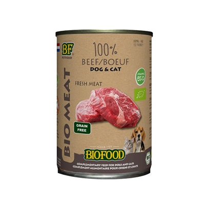 BF Petfood – Aliment humide pour chien – Menu Bio au Bœuf – 4,8 kg - Caractéristiques