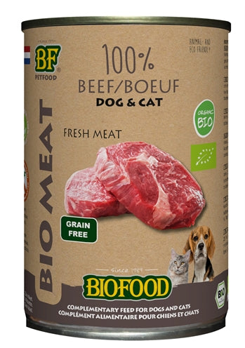 BF Petfood – Aliment humide pour chien – 100% Bœuf Bio – 4,8 kg - Caractéristiques