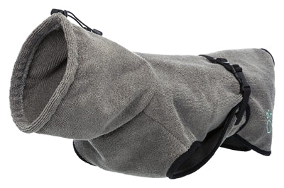 Trixie – Peignoir pour chien – Peignoir en tissu éponge Gris - Caractéristiques