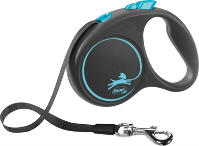 Flexi – Laisse pour chien – Laisse enrouleur Black Design Tape Bleu - Caractéristiques