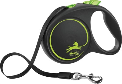 Flexi – Laisse pour chien – Laisse enrouleur Black Design Tape Vert - Caractéristiques