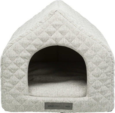 Trixie – Panier pour chien – Maison Noah Vitaal – Mousse à mémoire de forme – Gris clair – 40 x 43 x 45 cm - Caractéristiques