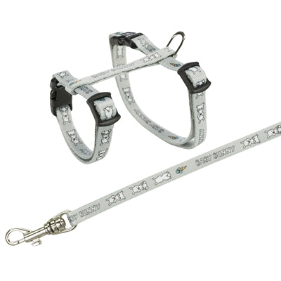 Trixie Konijnentuig Met Riem Baby Bunny Assorti 20-33X0,8+125 Cm