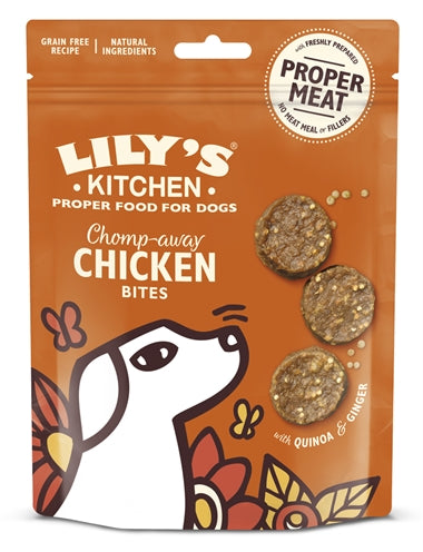 Lily's Kitchen – Friandises pour chien – Bouchées au poulet Chomp-Away – 70 g - Caractéristiques