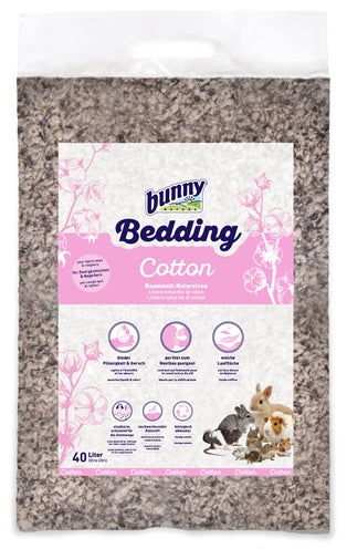 Bunny Nature – Litière pour rongeur – Cotton Fibres de coton – 40 L - Caractéristiques