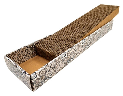 Croci – Griffoir pour chat – Planche en carton Maïolique – 48 x 12,5 x 5 cm - Caractéristiques