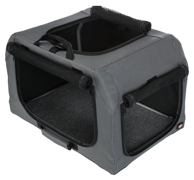 Trixie Soft Kennel Easy Reisbench Grijs 50X36X33 Cm