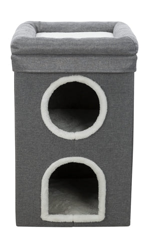 Trixie – Griffoir pour chat – Tour à griffer Saul Gris – 39 x 39 x 64 cm - Caractéristiques