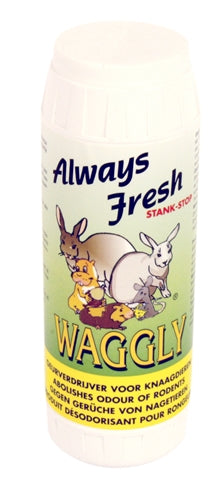 Waggly – Accessoire pour rongeur – Neutralisateur d'odeurs – 500 g - Caractéristiques