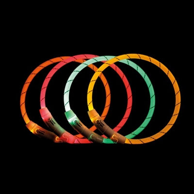 Trixie – Collier lumineux pour chien – Flash USB rose - Caractéristiques