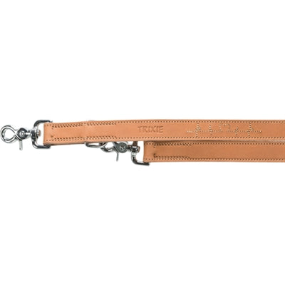 Trixie – Laisse réglable pour chien – Cuir Gras Rustique Heartbeat Brun – 200 x 2 cm - Caractéristiques