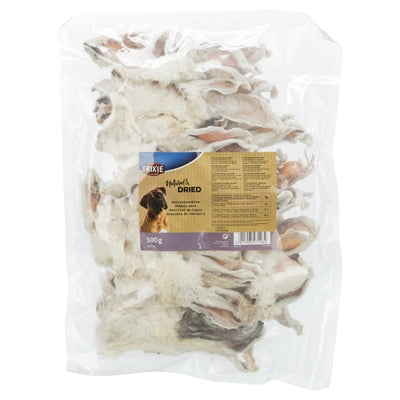 Trixie – friandises pour chien – Oreilles de lapin avec poils – 500 g - Caractéristiques