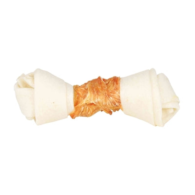 Trixie – Friandises pour chien - Os à mâcher nœud au poulet – Denta Fun - Caractéristiques