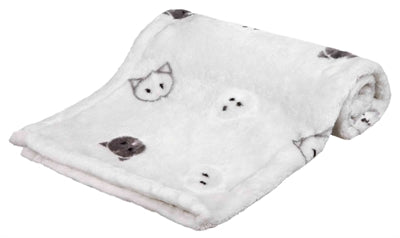 Trixie – Couverture Mimi en peluche douce – Pour chat – Gris clair – 70 x 50 cm - Caractéristiques