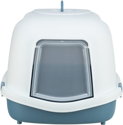 Trixie – Maison de toilette XXL pour chat – Primo Top Bleu/Blanc – 71x56x47 cm - Caractéristiques