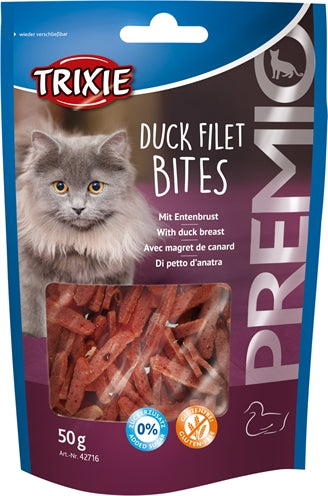 Trixie – Friandises pour chat – Bouchées au Filet de Canard – 50g - Caractéristiques
