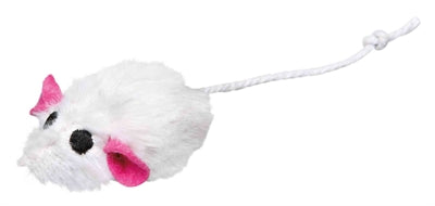 Trixie – Jouet pour chat – Souris en peluche avec cœur d'herbe à chat – 5 cm (Lot de 6) - Coloris aléatoire - Caractéristiques