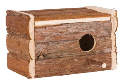 Trixie – Accessoire Oiseau – Nichoir en Bois avec écorce – 21x12x13 cm - Caractéristiques