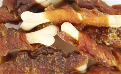 Wanpy Oven-Roasted Chicken Jerky / Calcium Bone Twists 100 Gr