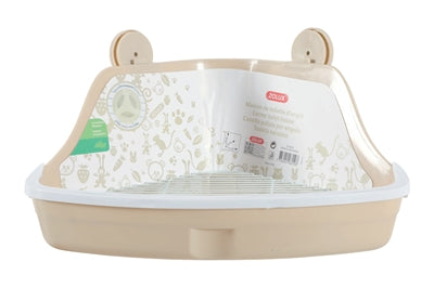 Zolux Hoektoilet Knaagdier Beige 32X25X15 Cm