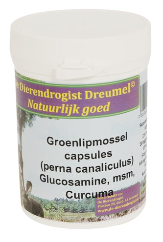 Dierendrogist – Moule à lèvres vertes, Glucosamine, MSM & Curcuma (Articulation) - Complément alimentaire pour animaux de compagnie - Caractéristiques