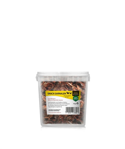 Utopia – Friandises pour chat et chien – Crevettes séchées naturelles – 70 g - Caractéristiques